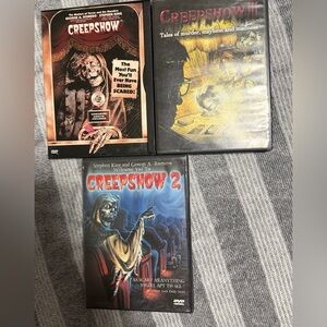 VTG Creepshow 1, 2, & 3 DVD Bundle by Stephen King